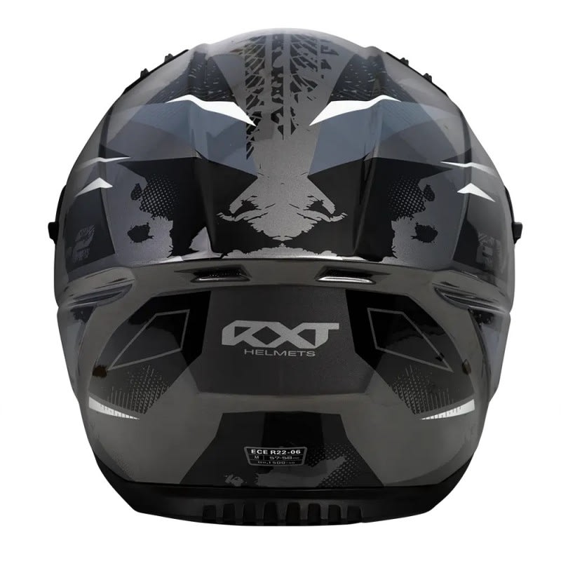 RXT EVO-2 Rune Gloss Black/Grey/White Helmet