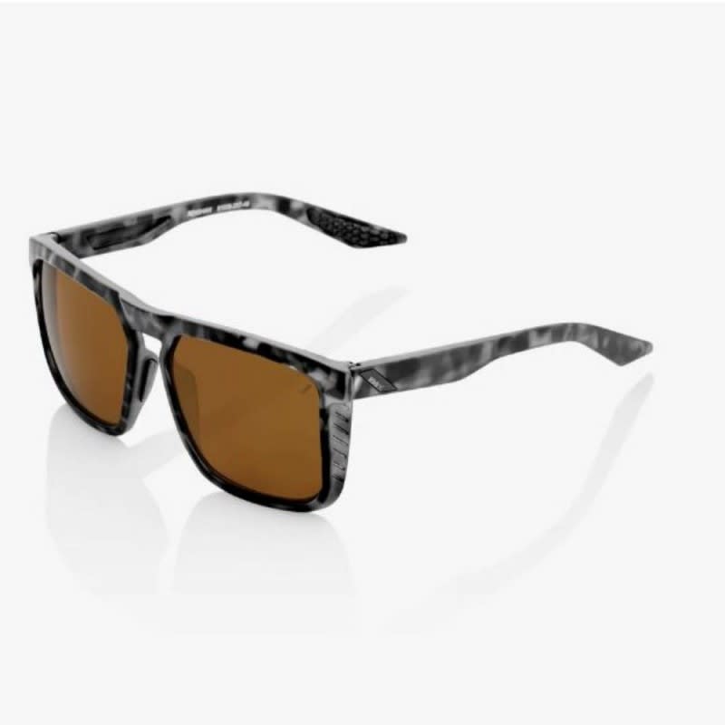 100% Renshaw Matte Black Havana - Bronze Lens - Os