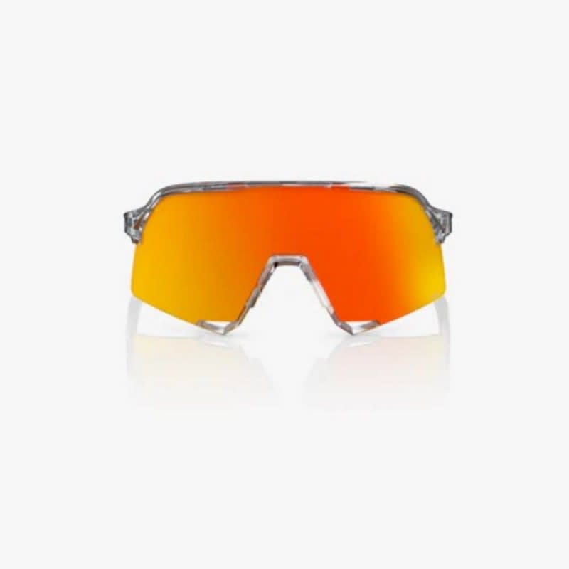 100% S3 - Le - Basstille Translucent Clear Hiper Red Multilayer Mirror Lens