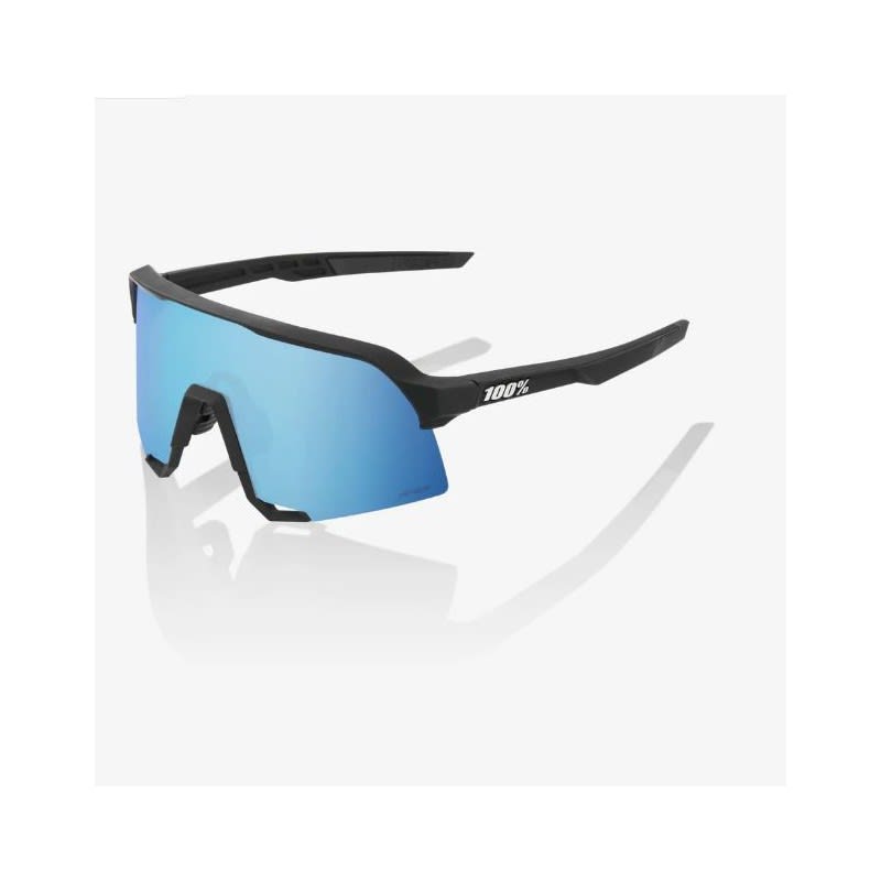 100% S3 - Matte Black Hiper Blue Multilayer Mirror Lens
