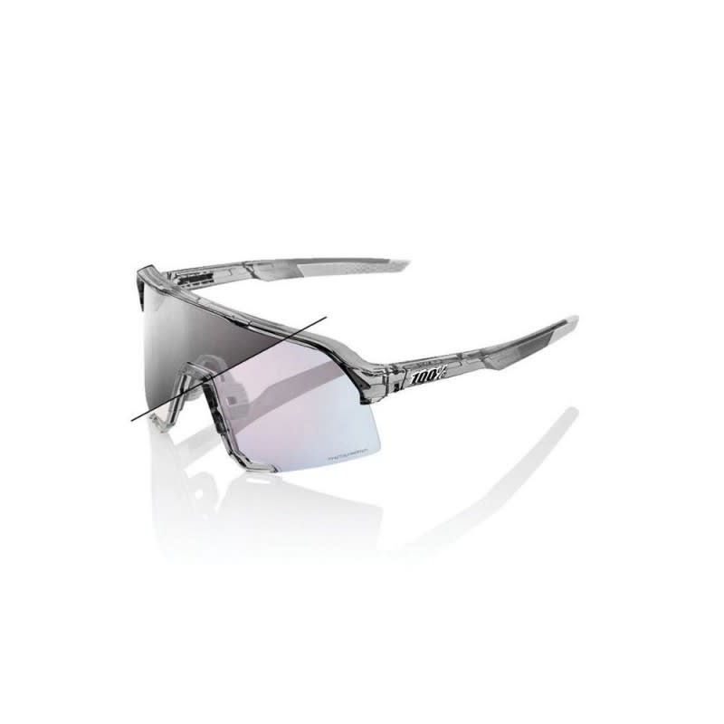 100% S3 - Polished Translucent Grey - Rose Gold Mirror Lens