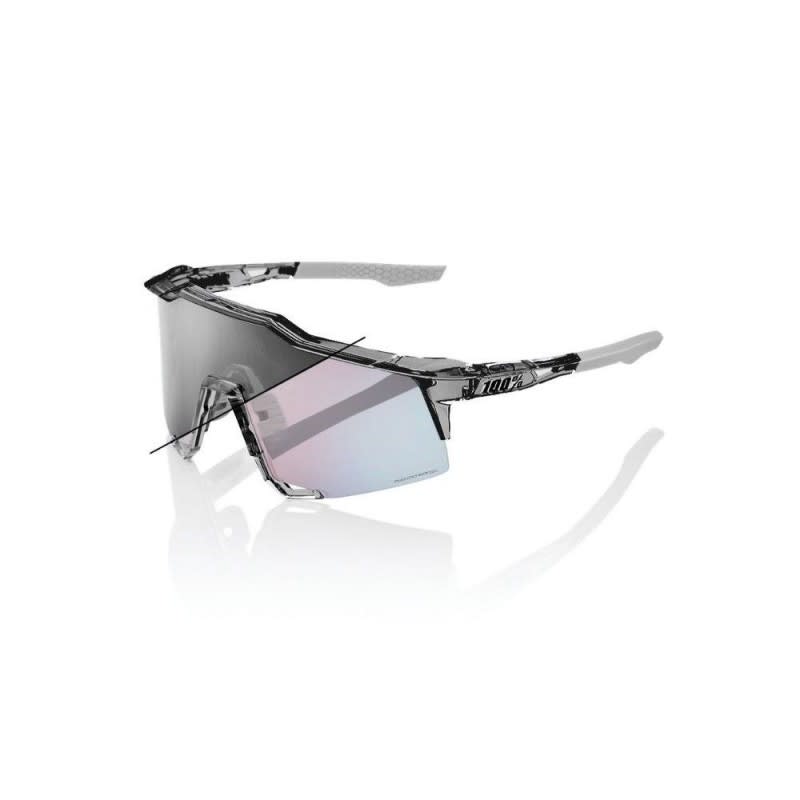100% Sppedcraft Polished Translucent Grey - Rose Gold Mirror Photochomic Lens