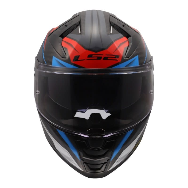 LS2 FF811 Vector II Carbon Savage Helmet - Blue / Red