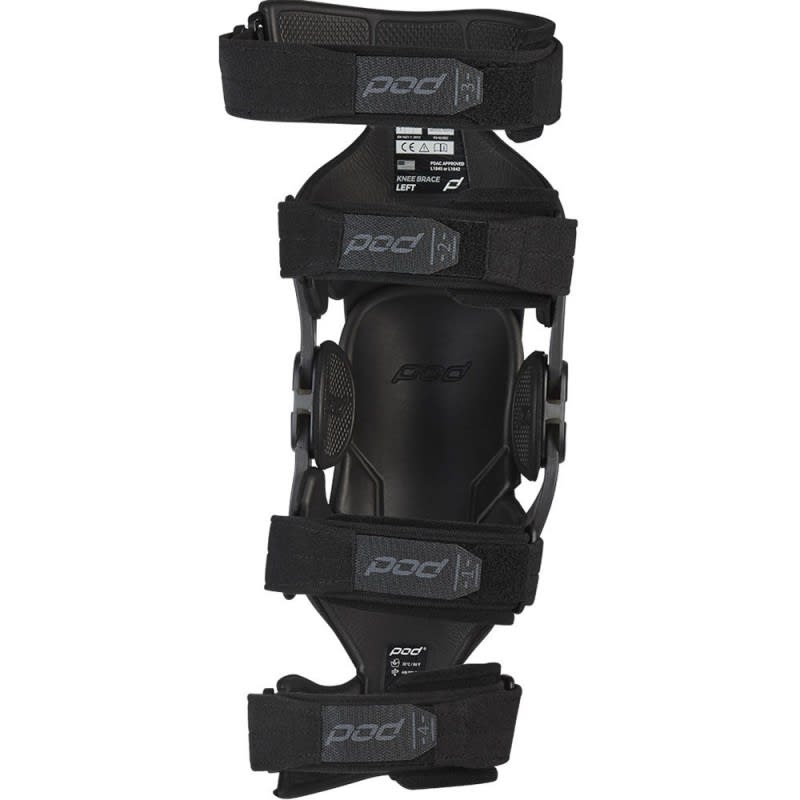 POD K4 2.0 Knee Brace Right Graphite/Black