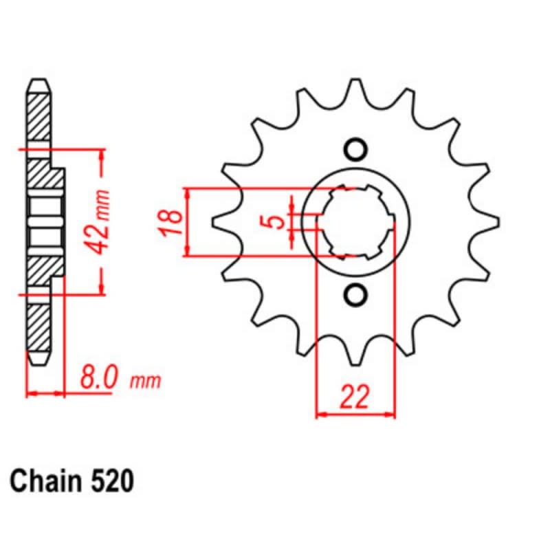 Supersprox Front Sprocket 10-30X-xx (520)