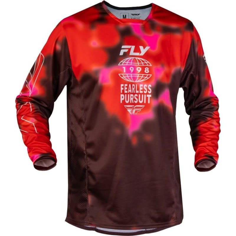 Fly Racing 2027 Kinetic Blur Red/Maroon Jersey