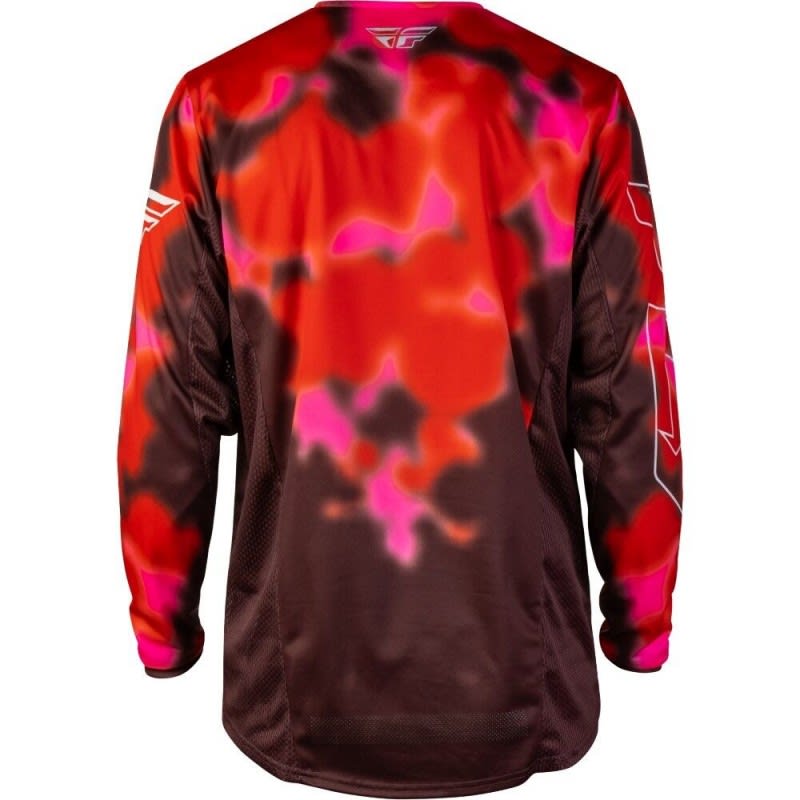 Fly Racing 2027 Kinetic Blur Red/Maroon Jersey