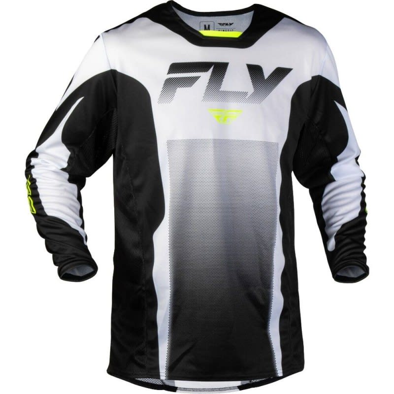 Fly Racing 2027 Kinetic Fade Black/White/Hi Vis Jersey
