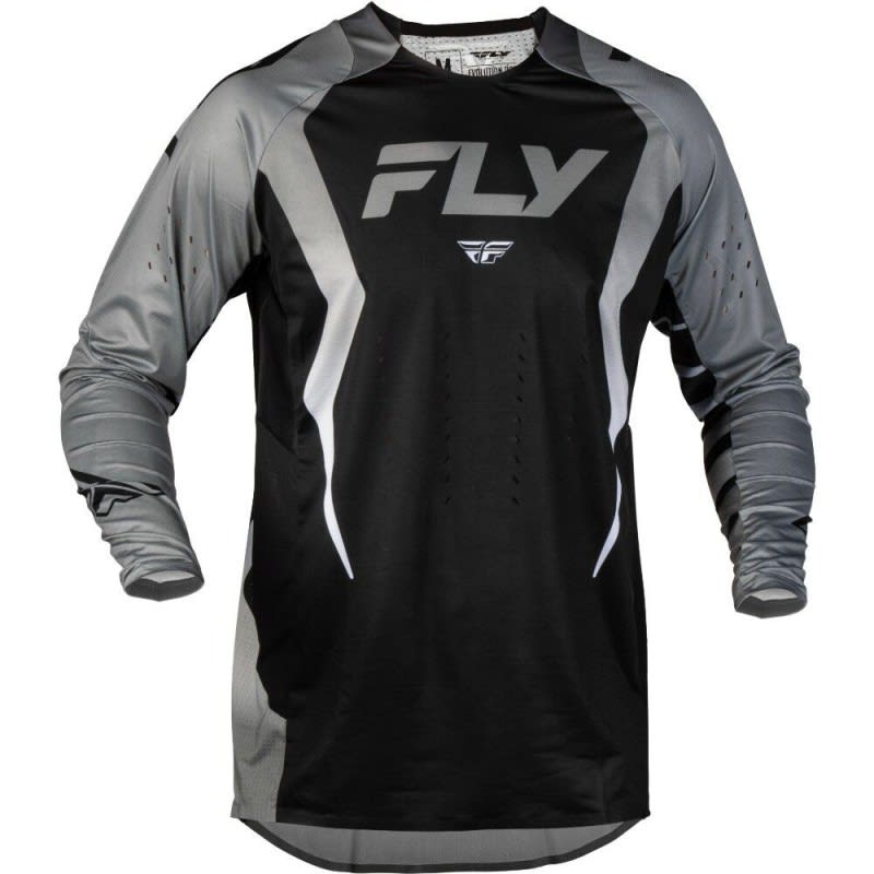 Fly Racing 2027 Evolution Bolt Black/Grey Jersey