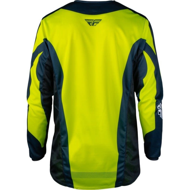 Fly Racing 2027 Kinetic Fade Navy/Hi Vis/White Jersey