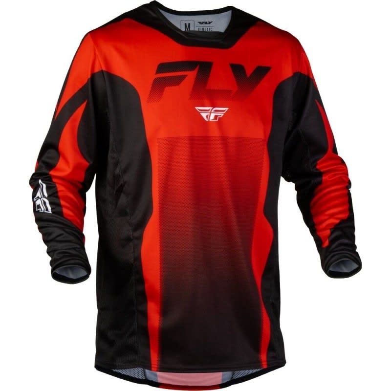 Fly Racing 2027 Kinetic Fade Black/Red/White Jersey