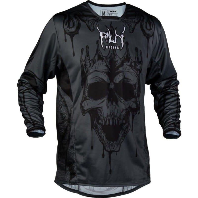 Fly Racing 2027 Kinetic Se Dark Series Grey/Black Jersey