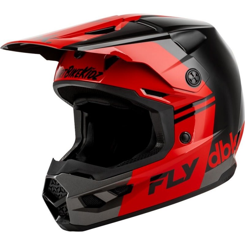 Fly Racing 2027 Kinetic SE DBK Black/Red/Grey Helmet