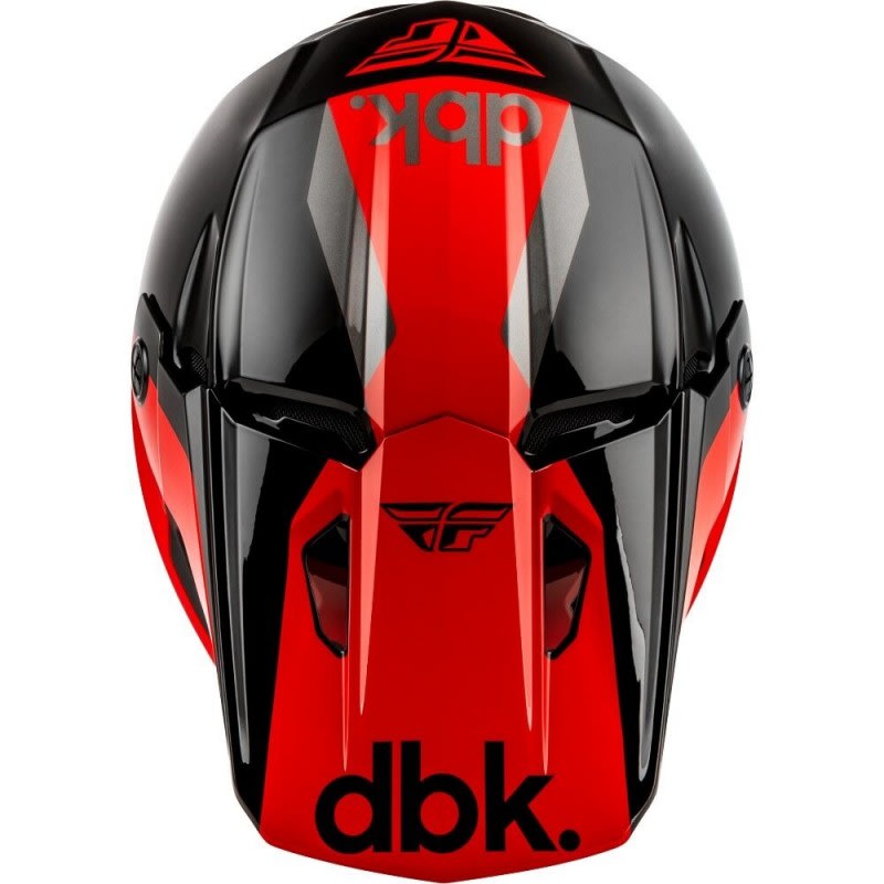 Fly Racing 2027 Kinetic SE DBK Black/Red/Grey Helmet