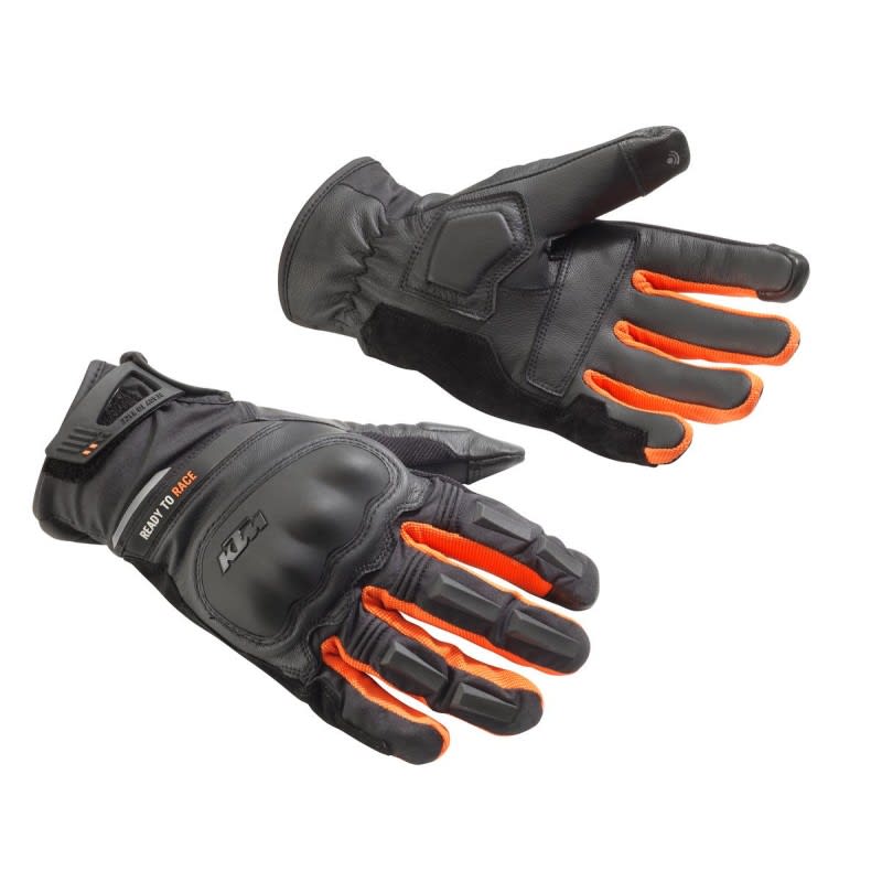 KTM Tourrain Waterproof Glove Black/Orange