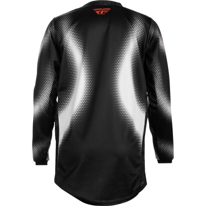 Fly Racing 2027 Kinetic Torch Black/White/Orange Kids Jersey