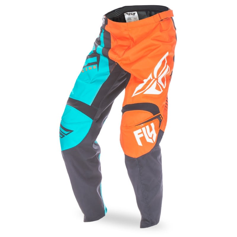 Fly Racing F-16 Pant Youth Orange/Teal