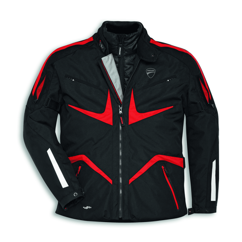 Ducati Tour V2 Fabric Jacket Black/Red