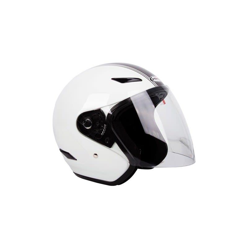 RXT Metro Retro Helmet White Silver