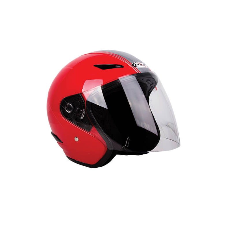 RXT Metro Retro Helmet Red/Silver