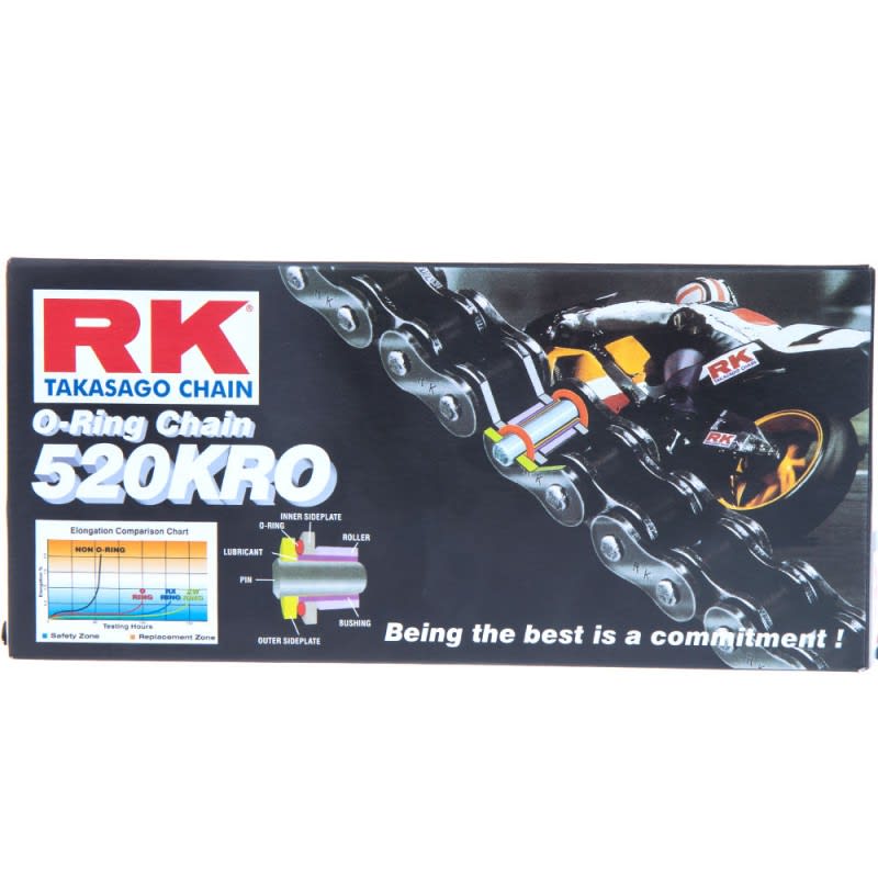 RK Chain 520KRO-120L