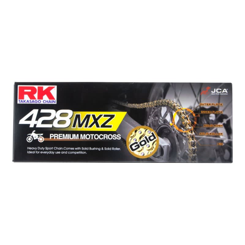 RK Heavy Duty Chain GB428MXZ-136L Gold