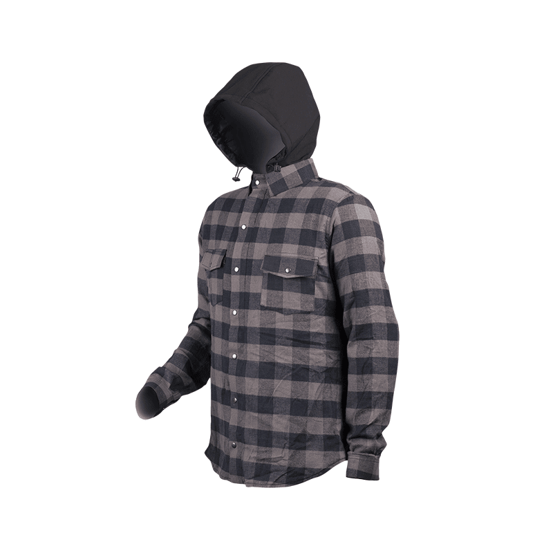 MotoDry Hunter Hoody Jacket Mens Black/Grey