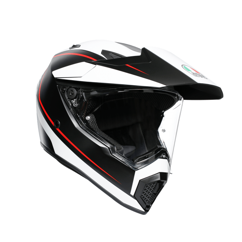 AGV AX9 Helmet Pacific Road Matt Black/White/Red