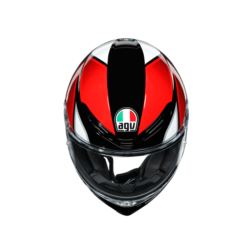 AGV K6 Helmet Hyphen Black/Red/White