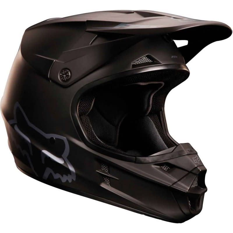 Fox V1 Przm Helmet Youth Matt Black