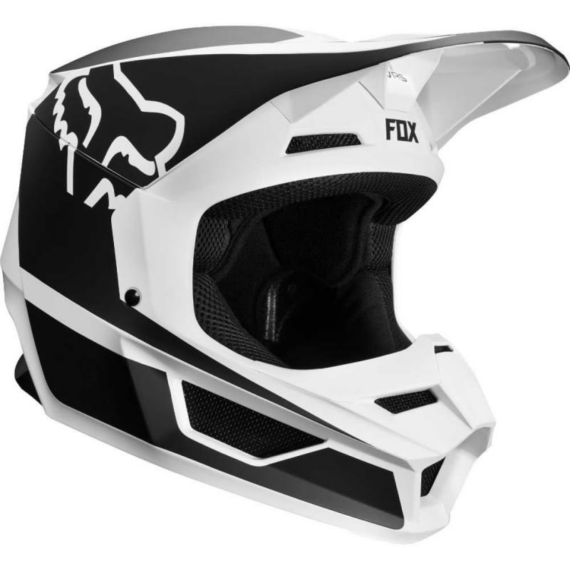 Fox V1 Przm Helmet Youth Black/White