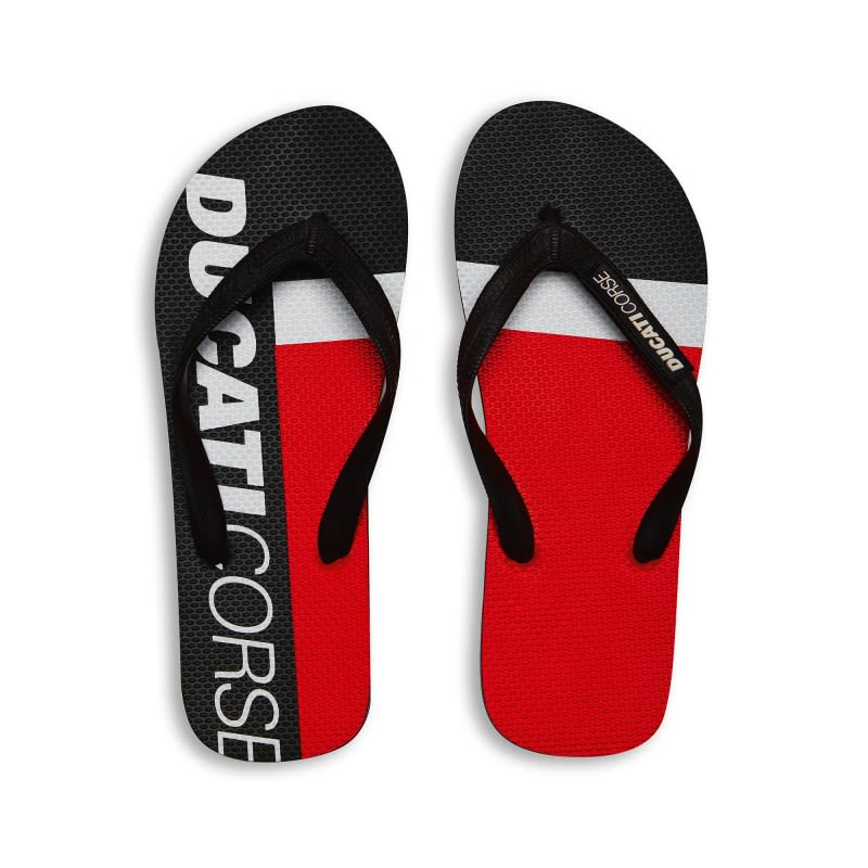 Ducati DC Race Flip-Flops Black/Red/White