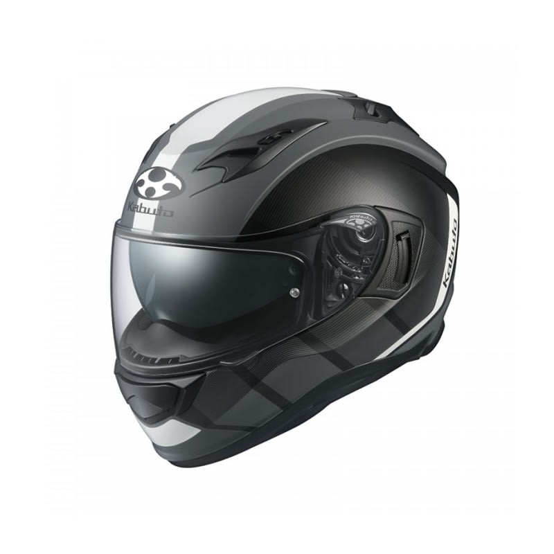 Kabuto Hikari Helmet JM Matt Black White