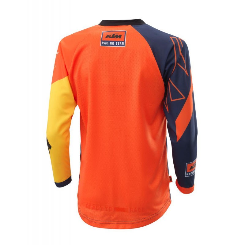 KTM Gravity-FX Shirt Youth Blue/Orange/Yellow