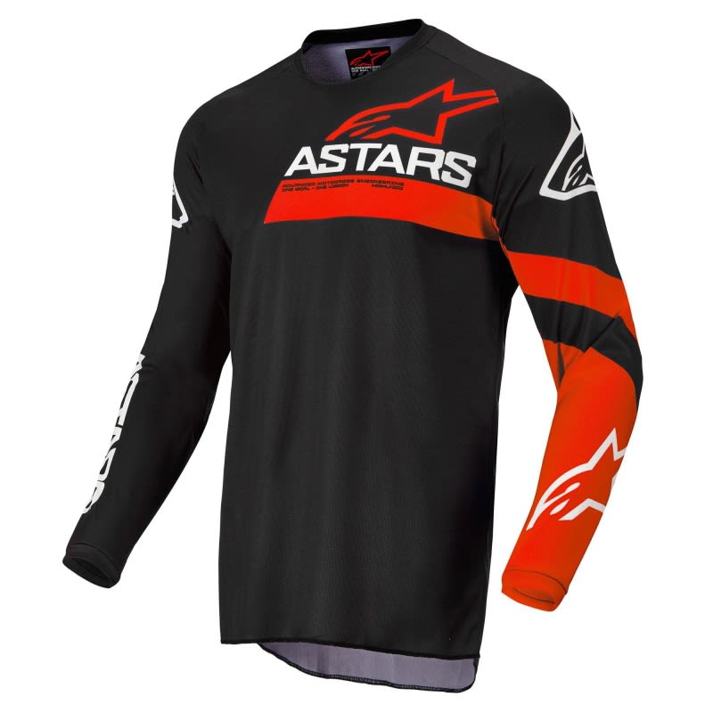 Alpinestars 22 Racer Chaser Jersey Youth Black/Bright Red Fluro