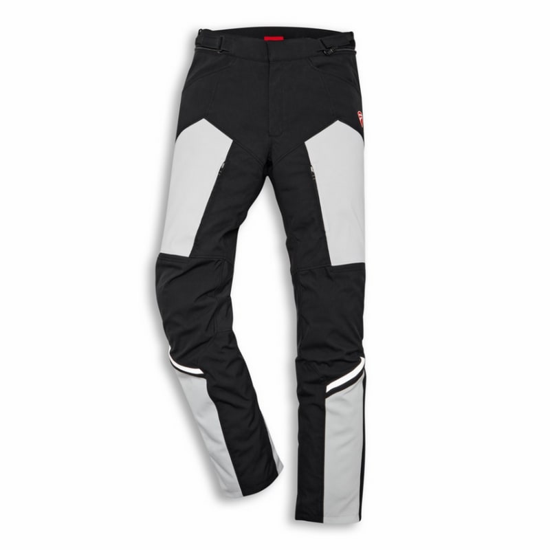 Ducati Desert C1 Fabric Trousers Mens Black/White