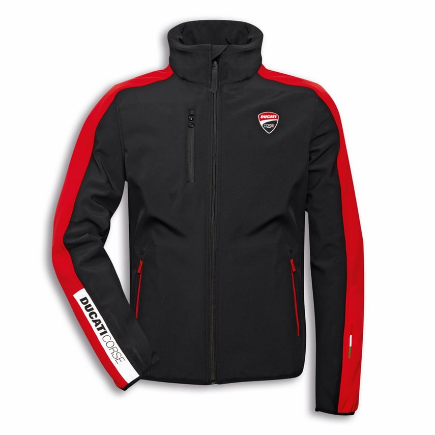 Ducati Corse Thrill Softshell Jacket Mens * Motorcycles R Us