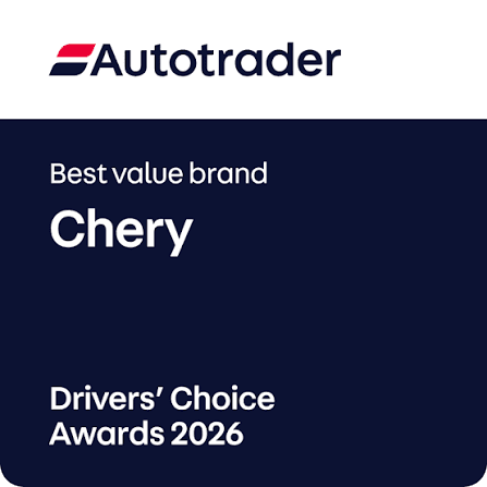 Autotrader Drivers’ Choice Awards 2026 - Best Value Brand, Chery
