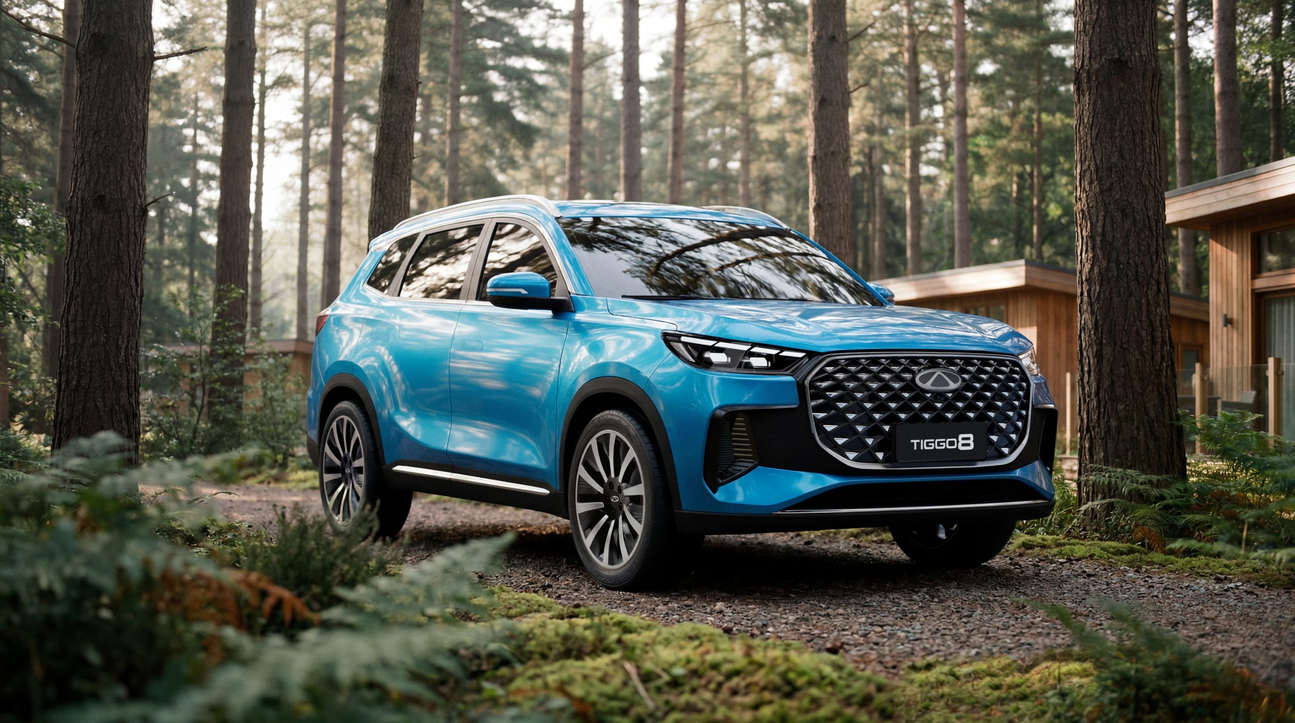 Chery TIGGO 8 in blue