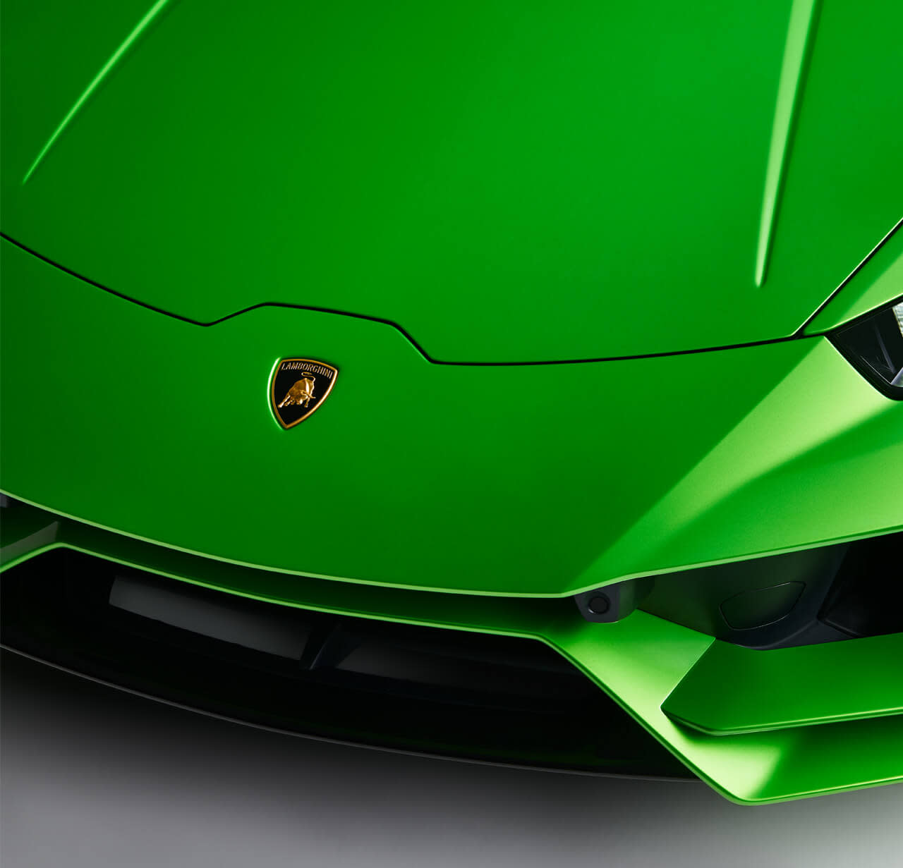 Lamborghini Huracan in a dimly lit setting