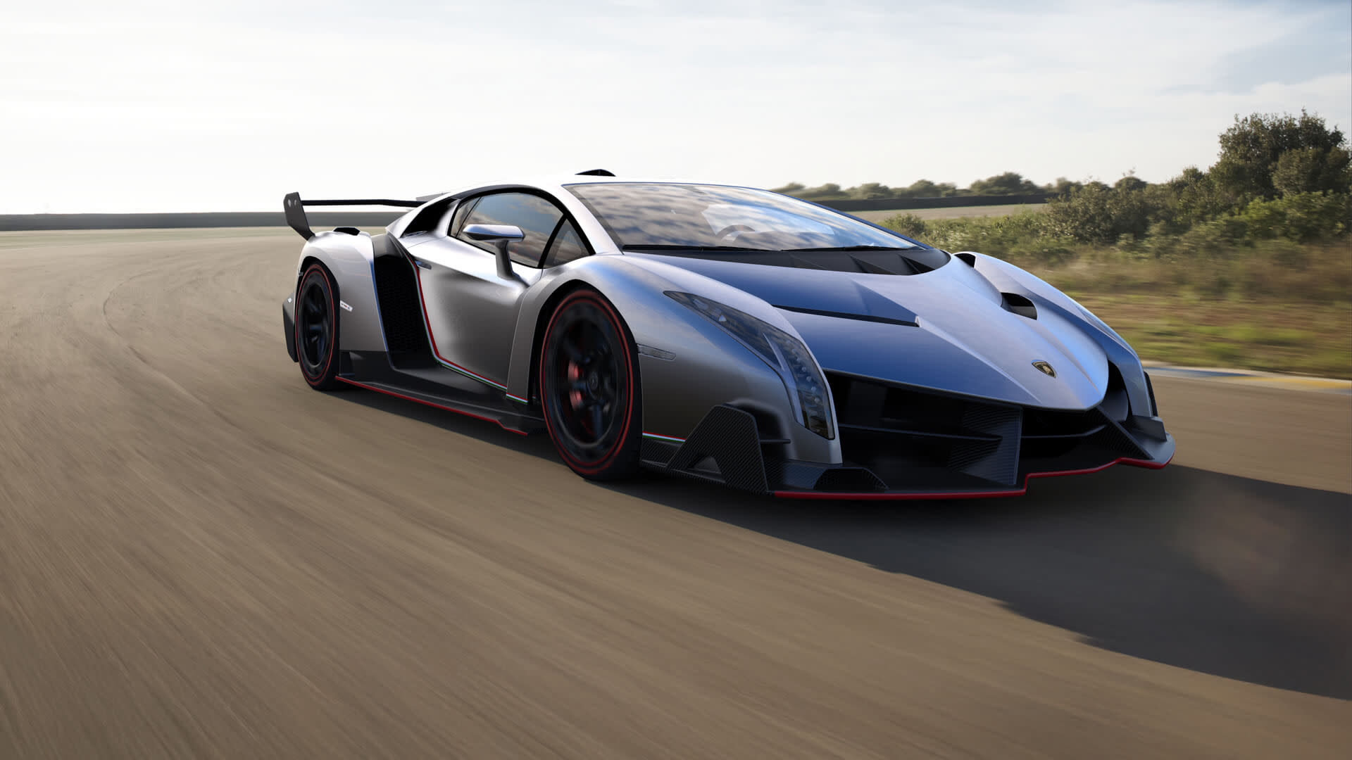 兰博基尼的正面