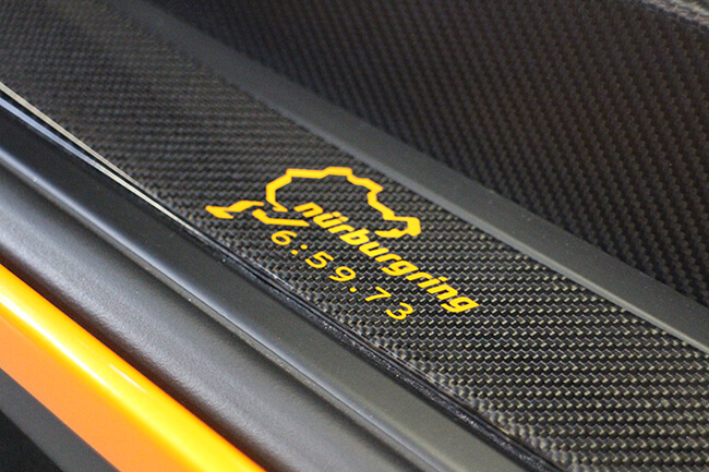 カスタマイズ カーボンファイバー キック プレート