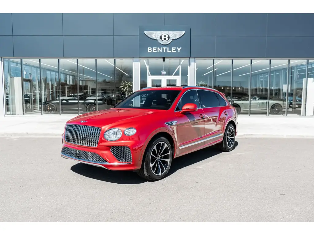 中古 2024 Bentley Bentayga EWB Azure V8 Dragon Red II | Bentley Denver