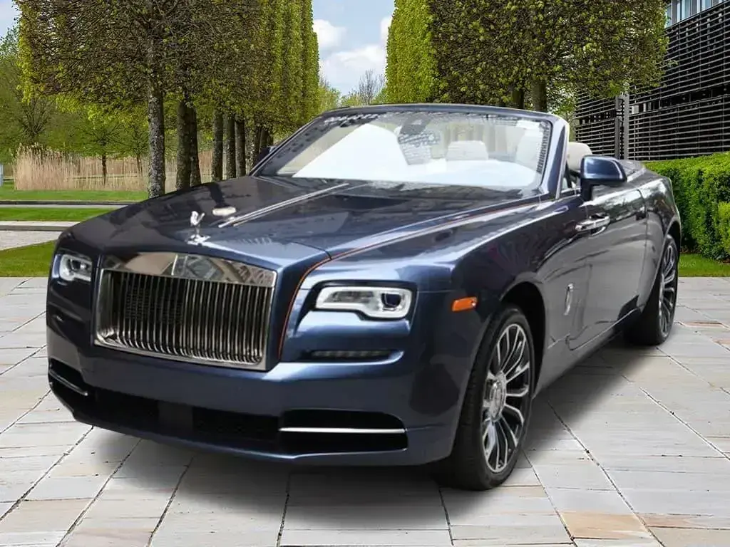 Полные сведения об автомобиле 2019 rolls-royce Dawn Dawn Полуночный сапфир  Мандариновый Walnut Burr (грецкий орех) — доступно для продажи у  Rolls-Royce Motor Cars Gold Coast 834 North Rush  Street,Chicago,60611,Illinois,USA для 0 €