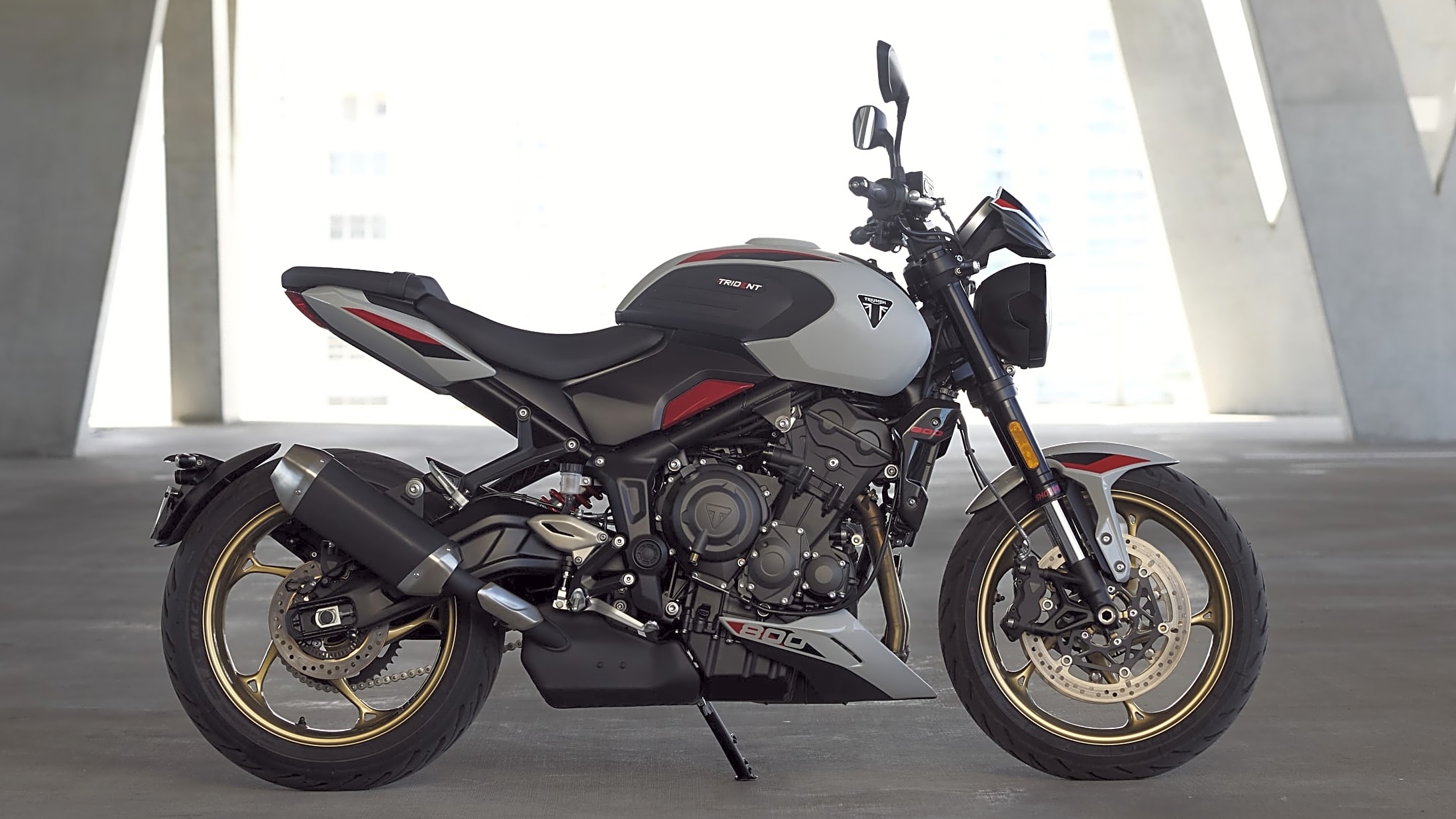 Die neue Triumph Trident 800.