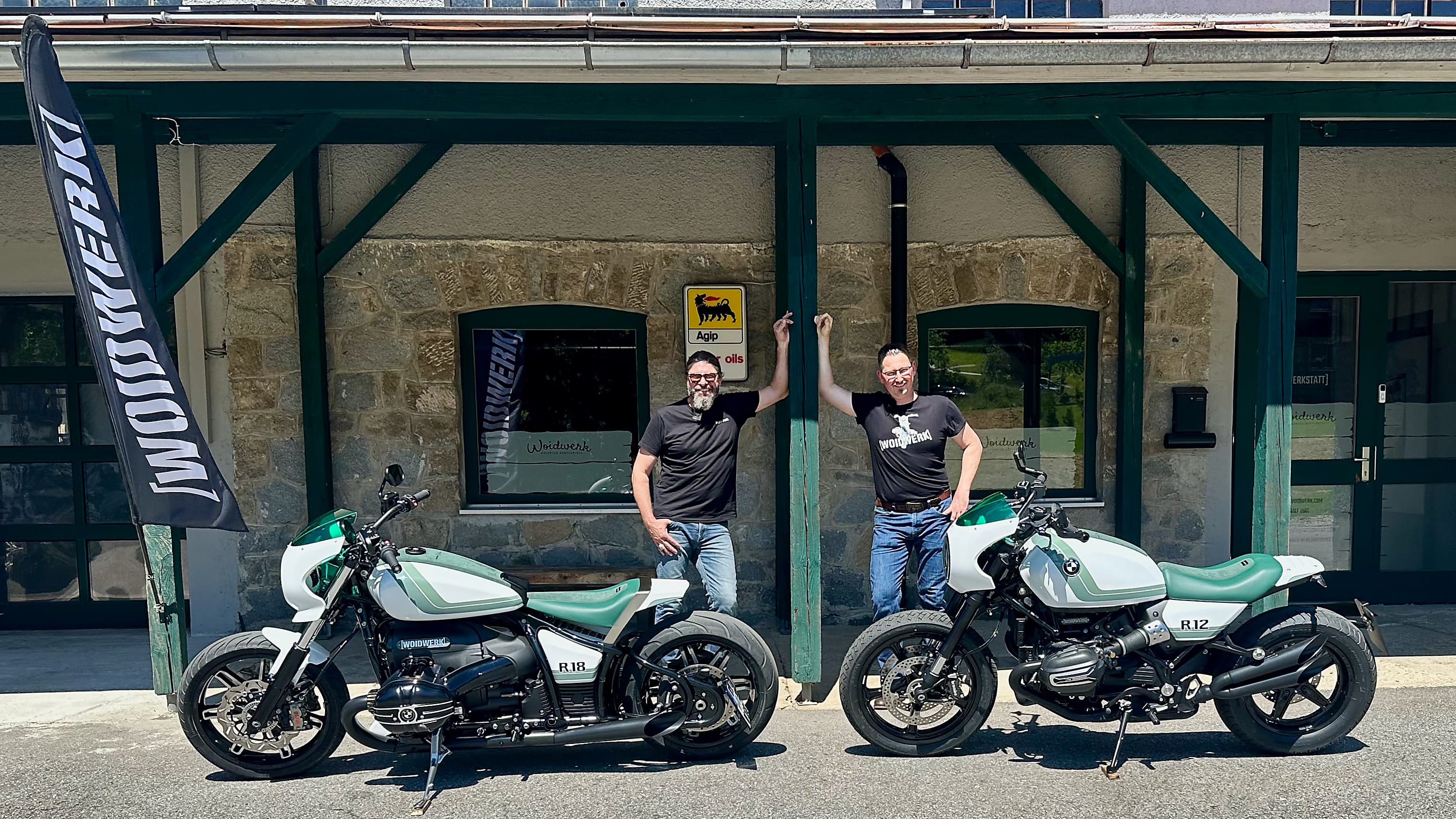 BMW R 12 und R 18 im Doppellook: Woidwerks „Speed Sisters“ als technische Kulturbotschafter