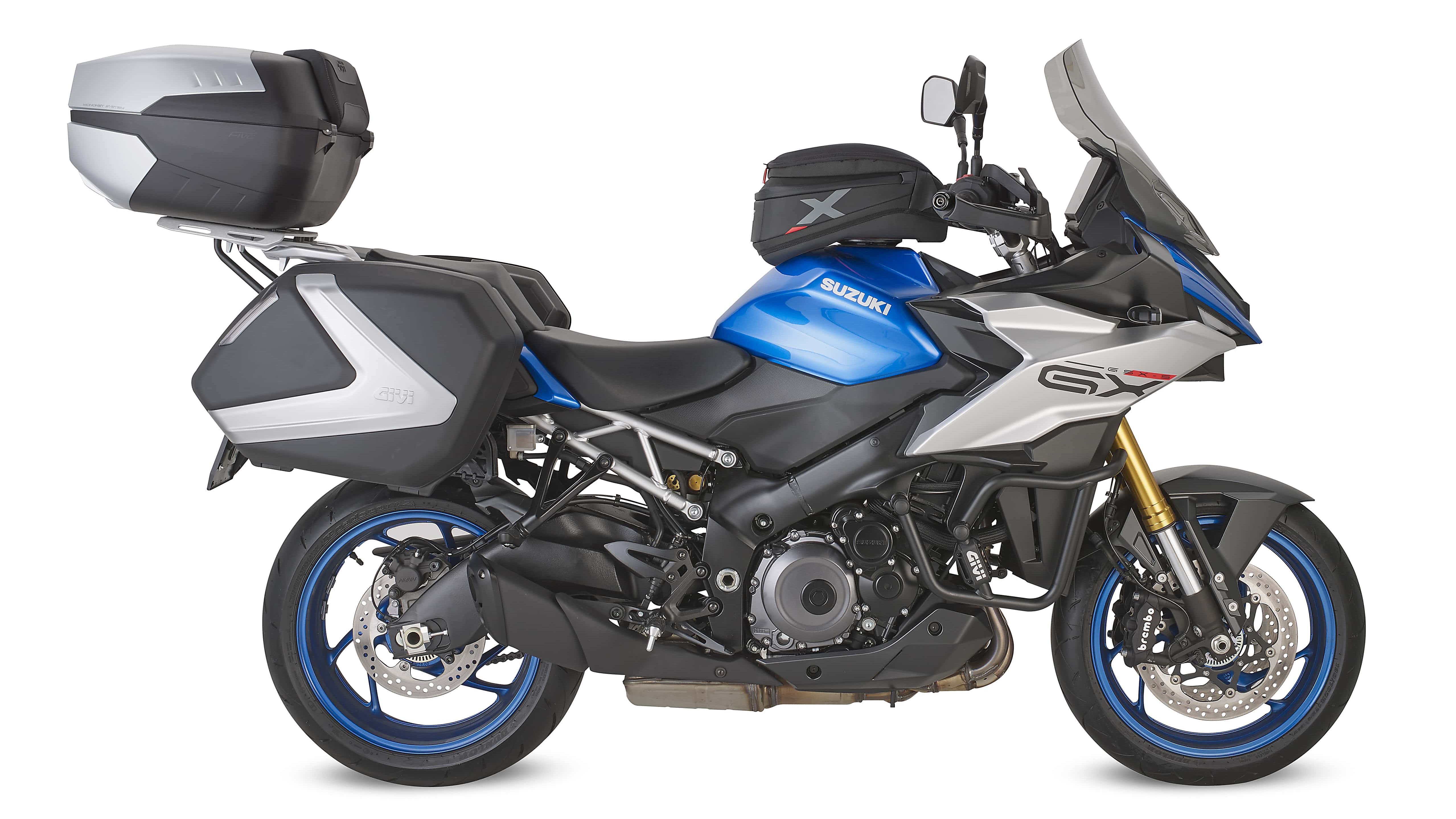 Das GIVI-System richtet sich vor allem an Fahrer von Sporttourern wie der Suzuki GSX-S1000GX.