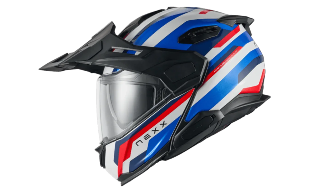 Neuer Klapphelm für die Reiseenduro-Fraktion von Nexx: Der X.LIFECOUNTRY, hier in der Variante Westbound.