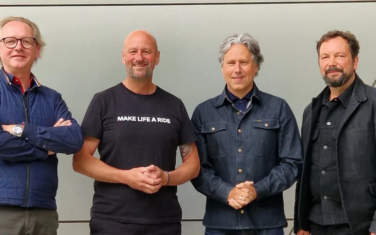 Das neue Präsidium des Industrie-Verbands Motorrad (v.l.): Jan Breckwoldt (TVS), Michael Sommer (BMW Motorrad), Marcel Driessen (Yamaha) und André Walek (2Ride Germany).
