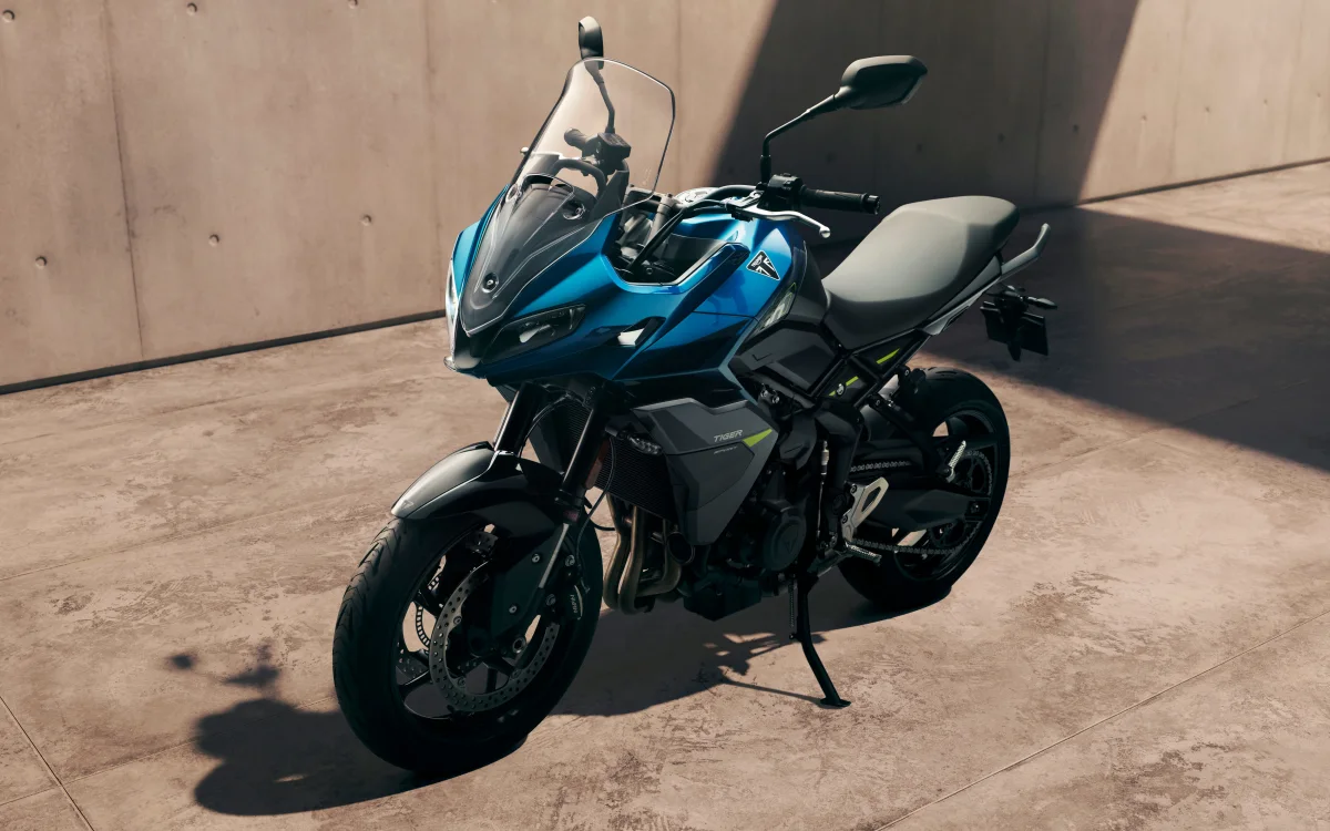 Die aktualisierte Triumph Tiger Sport 660, eine Spezialistin für Tourenfahrten.